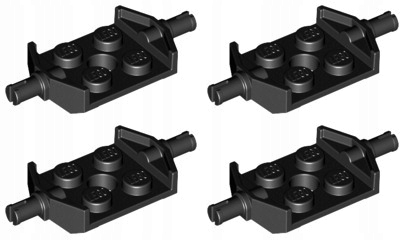 

Lego 6157 Podwozie czarne Nowe (5g) 4 szt.