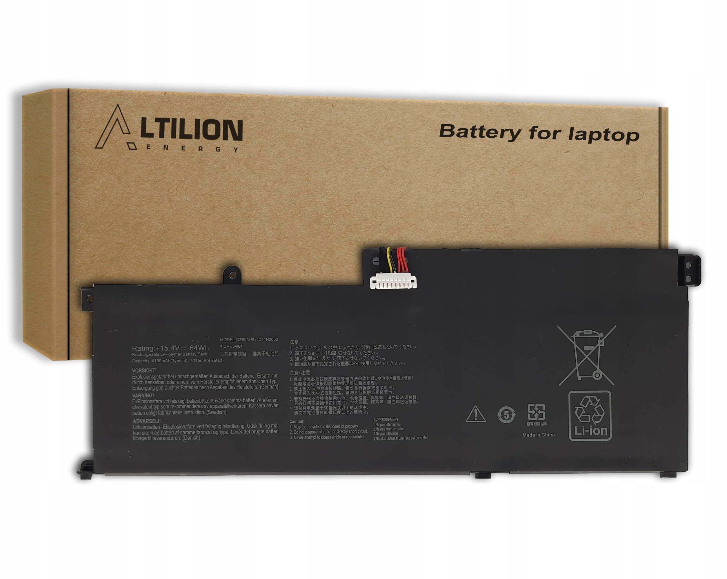 Batéria C41N2002 pre Asus ZenBook Pro 15 Oled UX535 UX535L UX535LH