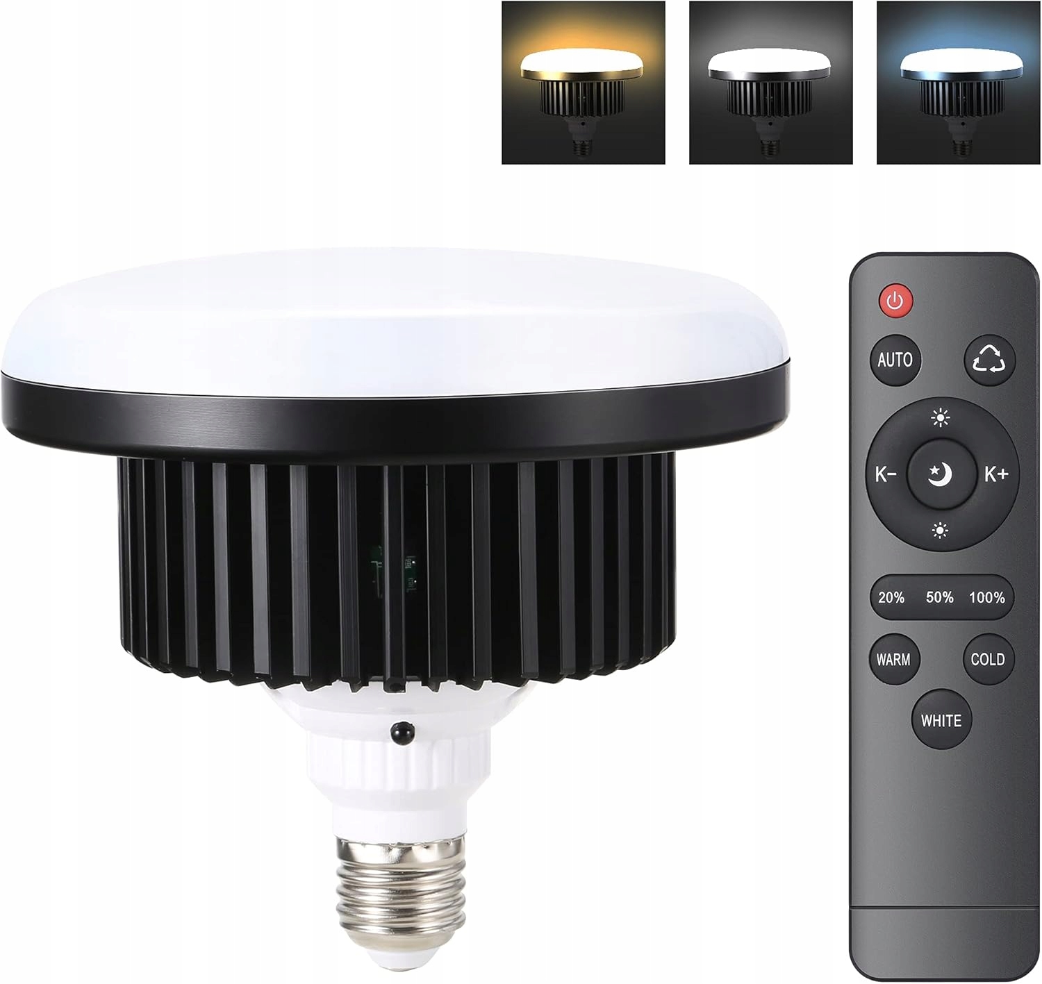Żarówka fotograficzna Led 150W zdalne sterowanie 3000K-6500K