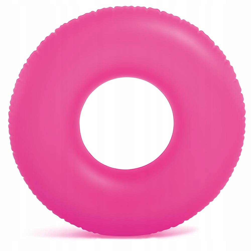 KOŁO KÓŁKO DMUCHANE DO PŁYWANIA NEONOWE INTEX 91CM