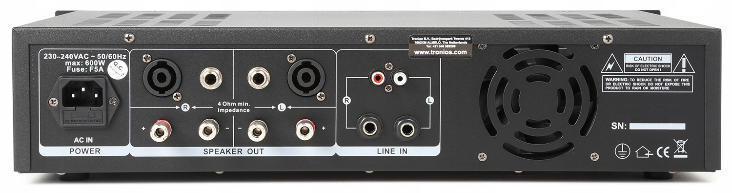 WZMACNIACZ PA 2X 120W PROFESJONALNY Kod producenta SKY-240B