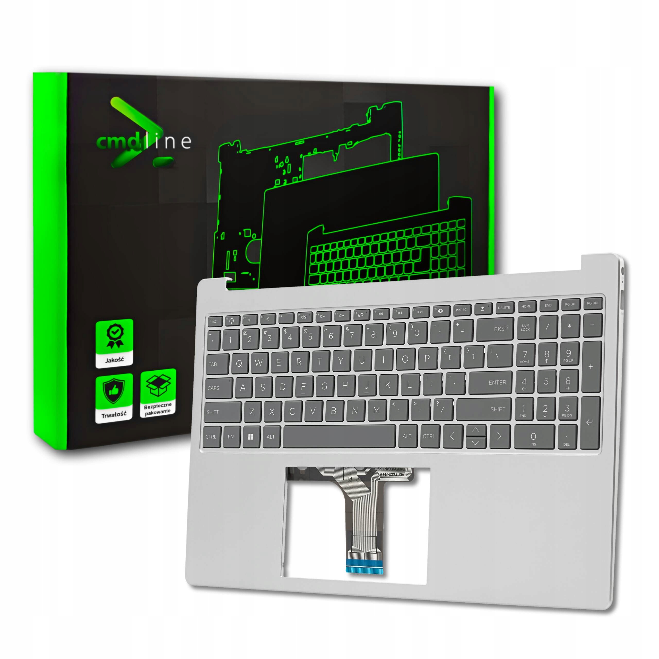 Obudowa Palmrest Klawiatura Do Hp 250 255 (G10) Sil