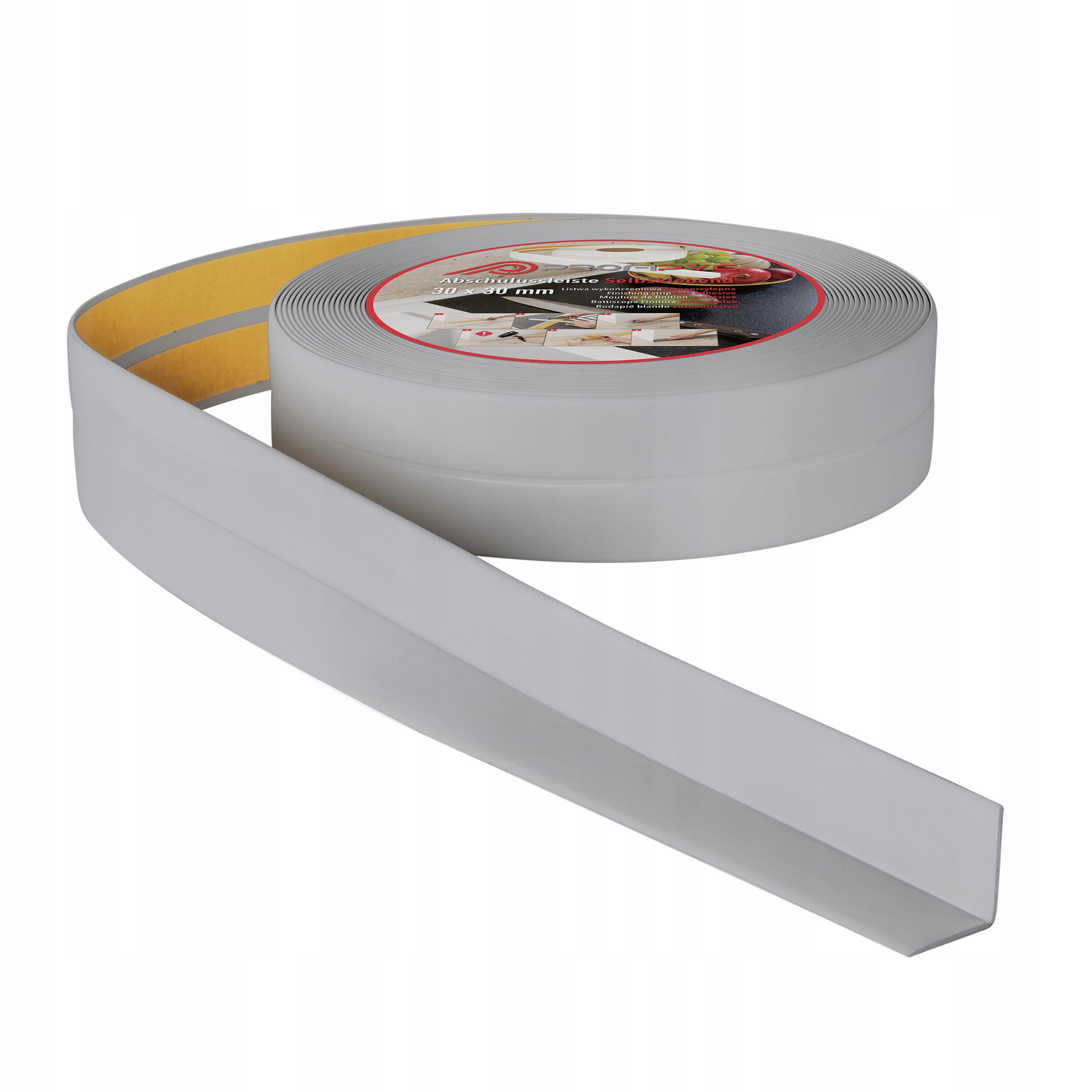 Pvc Dokončovací Lišta 30x30 30 m Popel Elastická