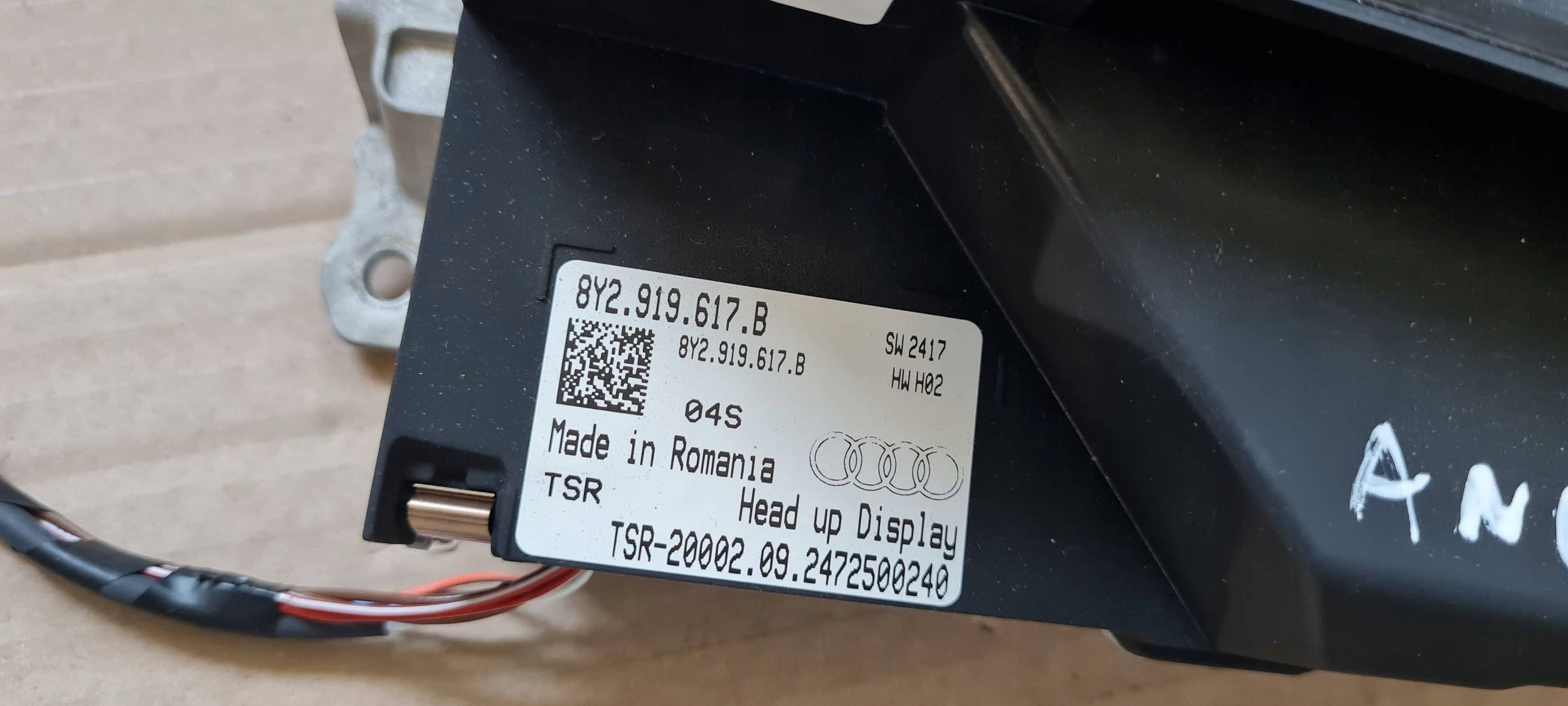 S3 8Y A3 LIFT display HEAD UP DISPLAY ANGLIK 8Y2919617B