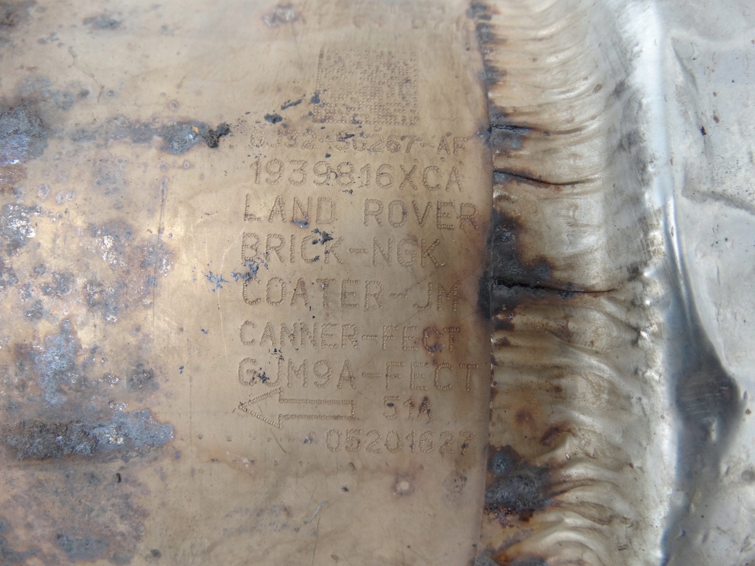 FILTER CZASTEK STALYCH DPF GJ32-5G267-AF LAND ROVER JAGUAR 2.0 D