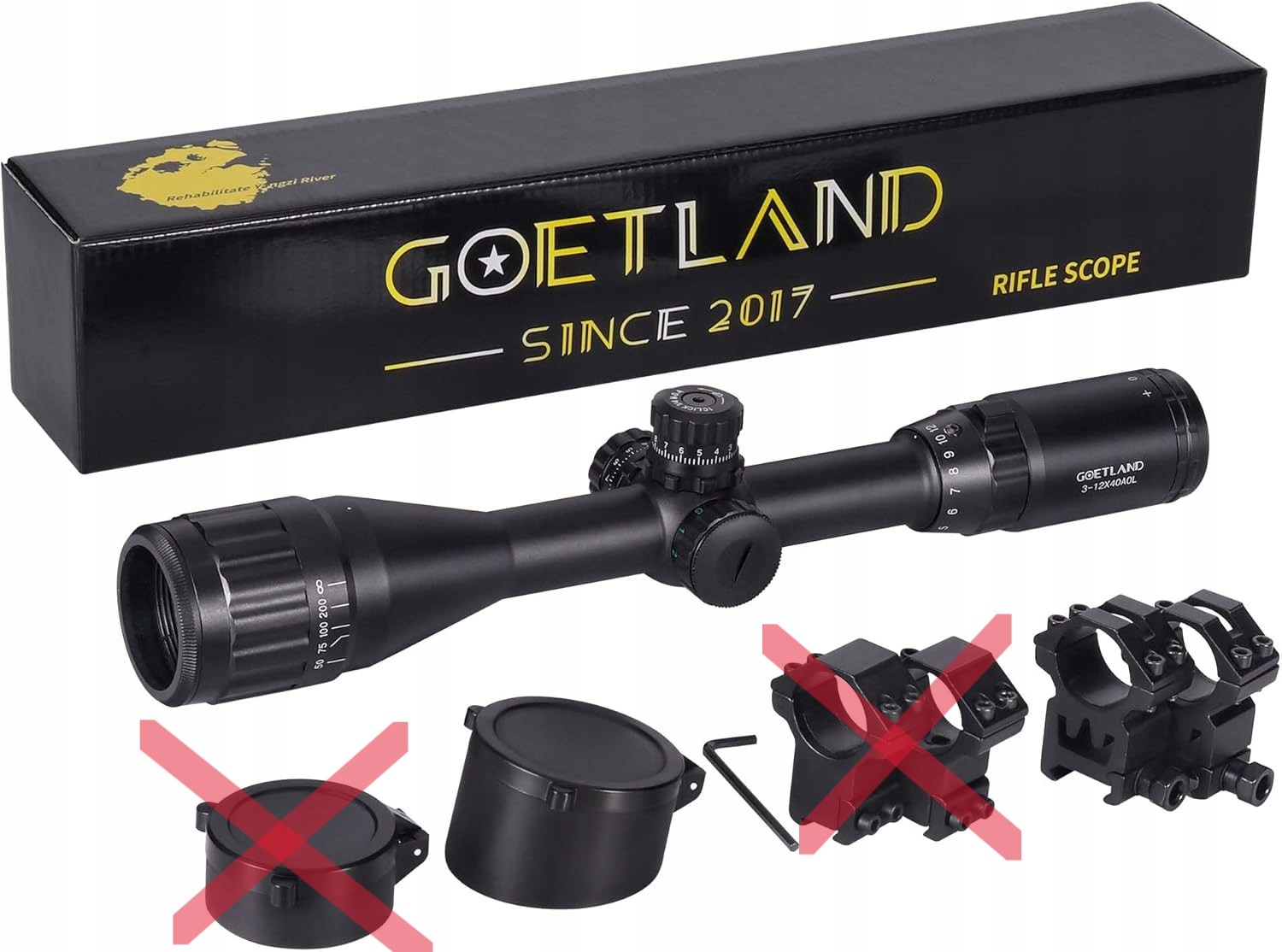 LUNETA CELOWNICZA GOETLAND RITLE SCOPE 3-12x40