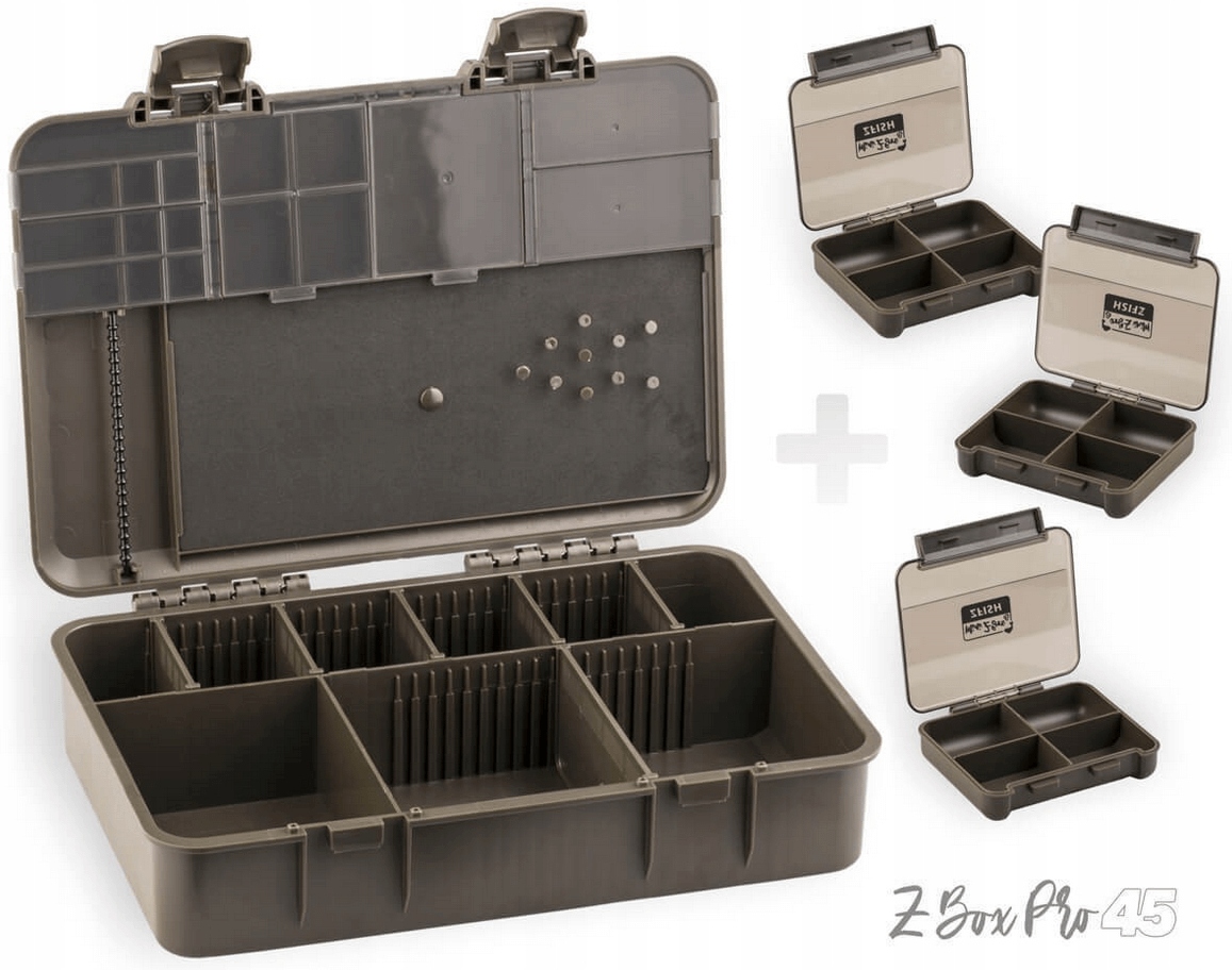 Krabička na příslušenství pro kapry, organizér ZFish Z-Box Pro 45 4v1