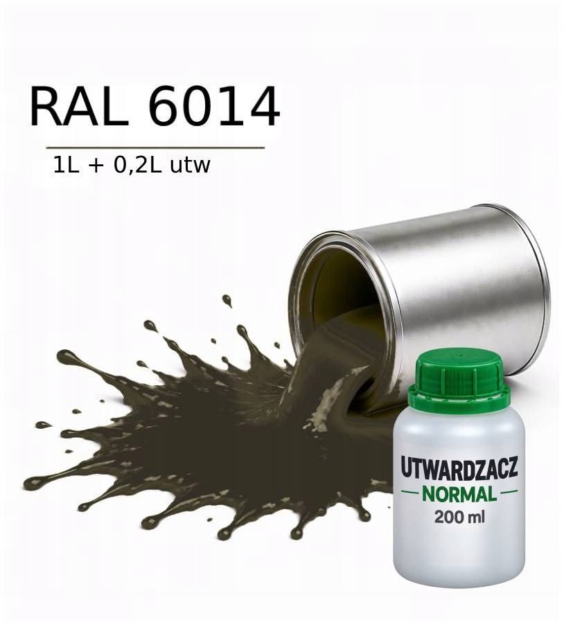 Valspar Ral 6014 Barva Dtm Základní Nátěr Polyuretanová 2K Polomat 1L Utw. 0
