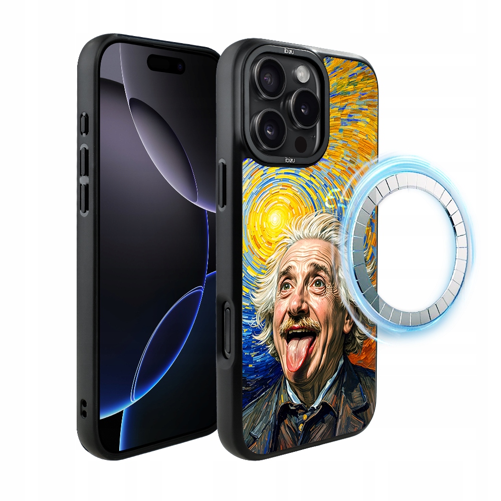 Pouzdro pro iPhone 16 Pro Max Ibizu DropGuard Matt s MagSafe, Einstein