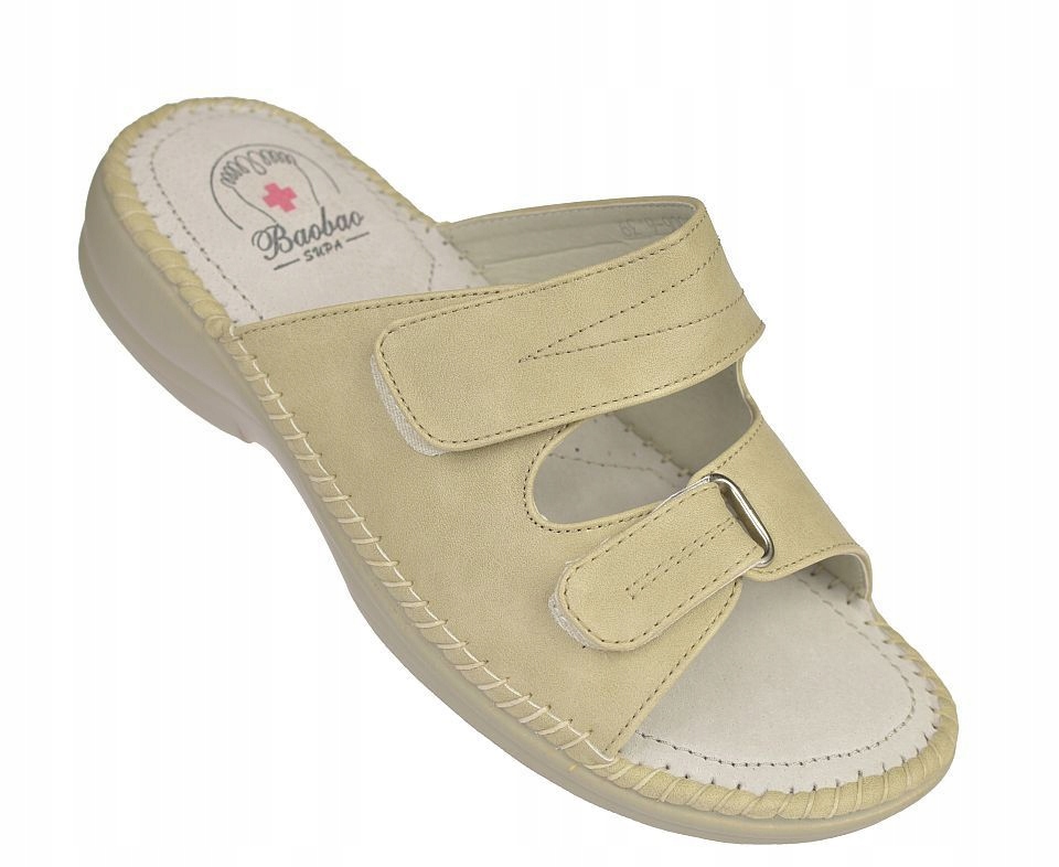 Nazouváky na suchý zip s koženým podpatkem Enplus RS006-6 vel. 36