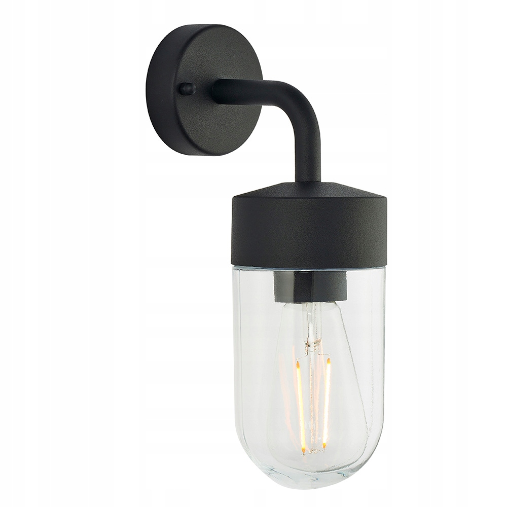 Endon Venkovní nástěnné svítidlo černé matné IP44 1xE27 40W