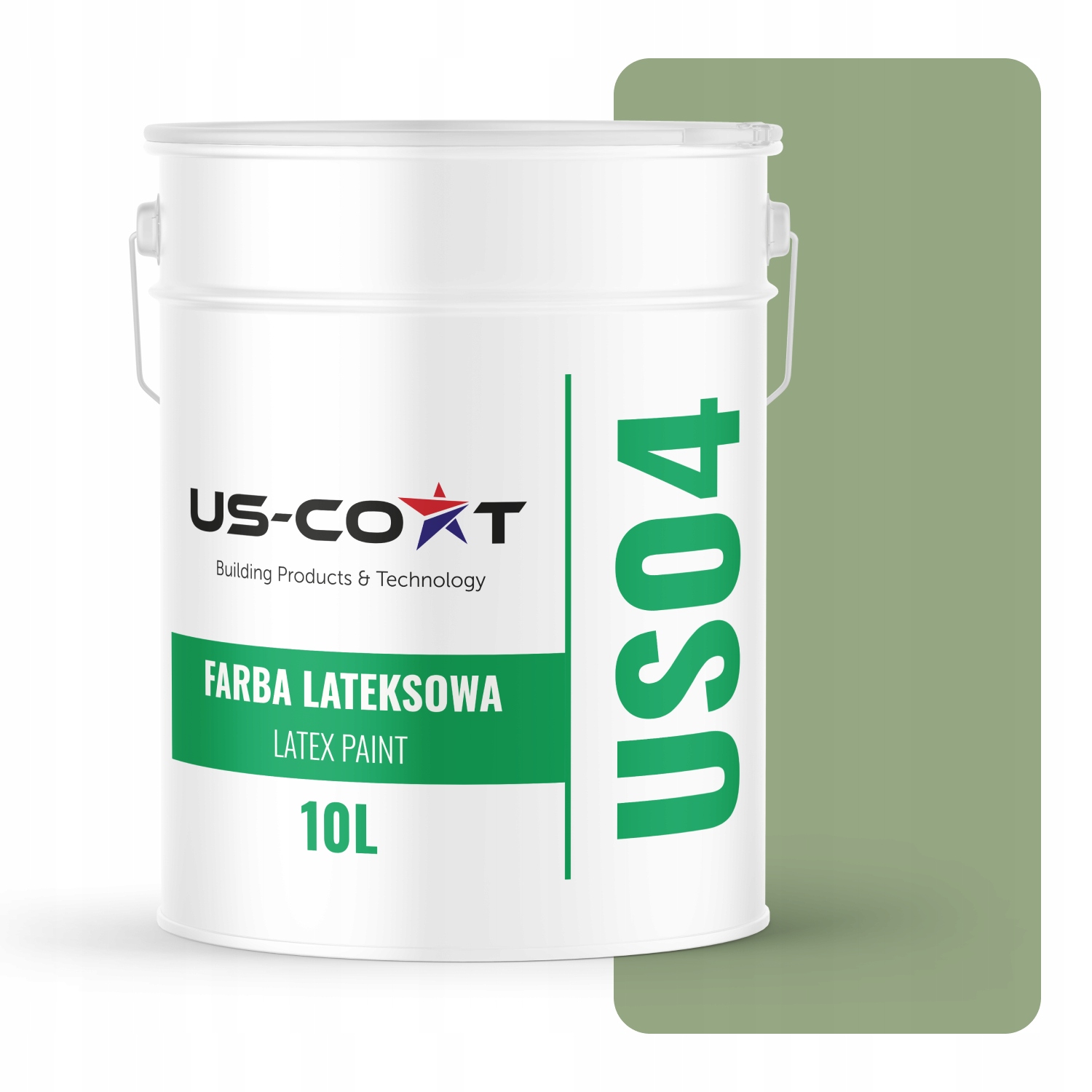 Barva Olivově Tmavá H2036 10L Hluboká Matná Pro Stropní Stěny