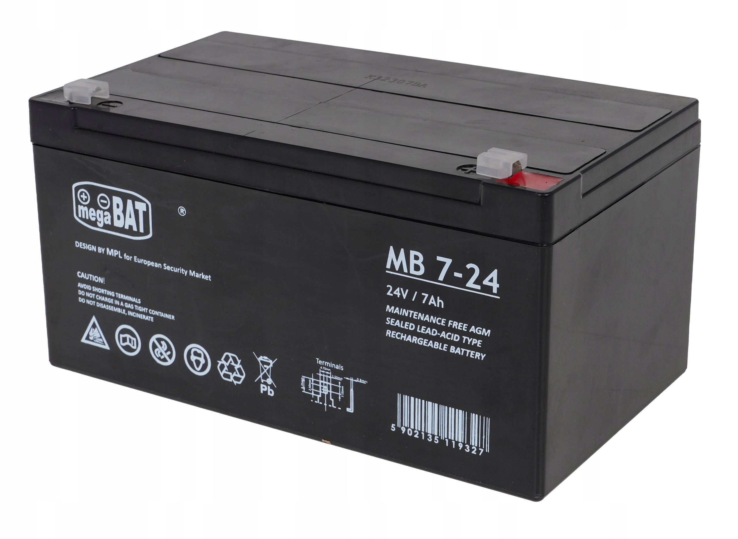 Akumulator żelowy 24V/7Ah do pojazdów elektrycznych dla dzieci zapasowa