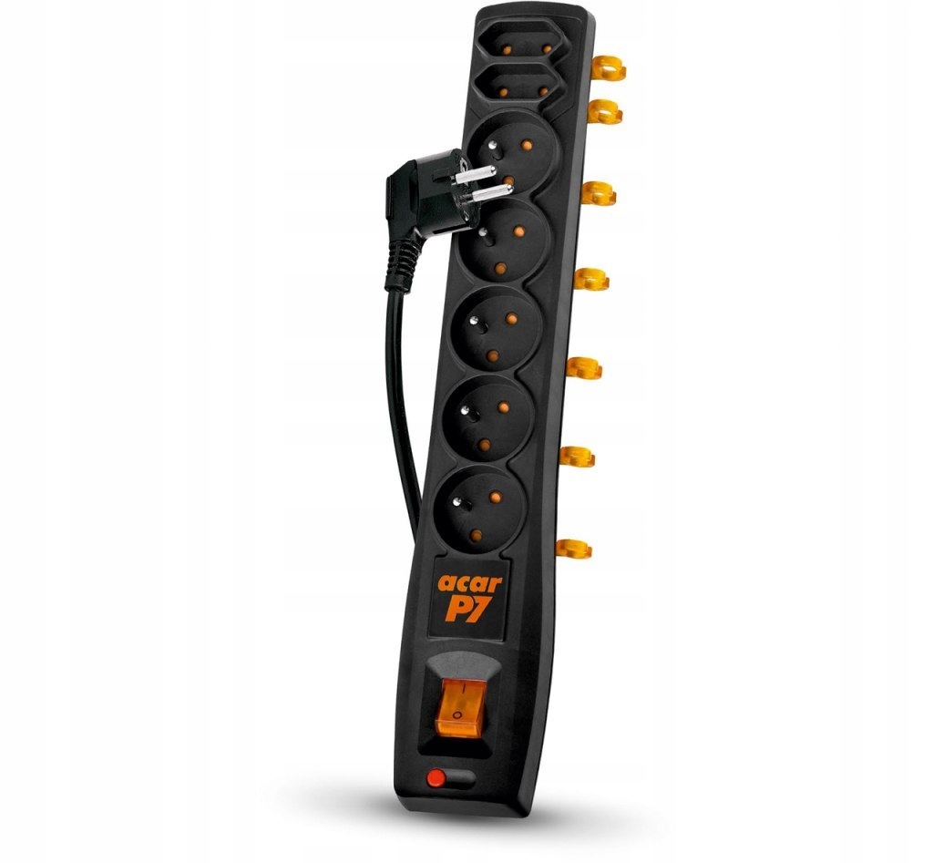 Napěťový Filtr Acar P7 černý 1,5 m W0114