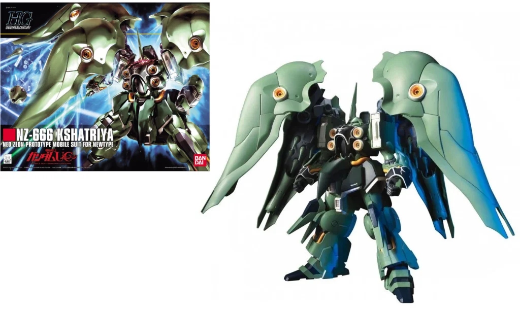 Gundam Model Kit High Grade NZ-666 Kshatriya 1/144