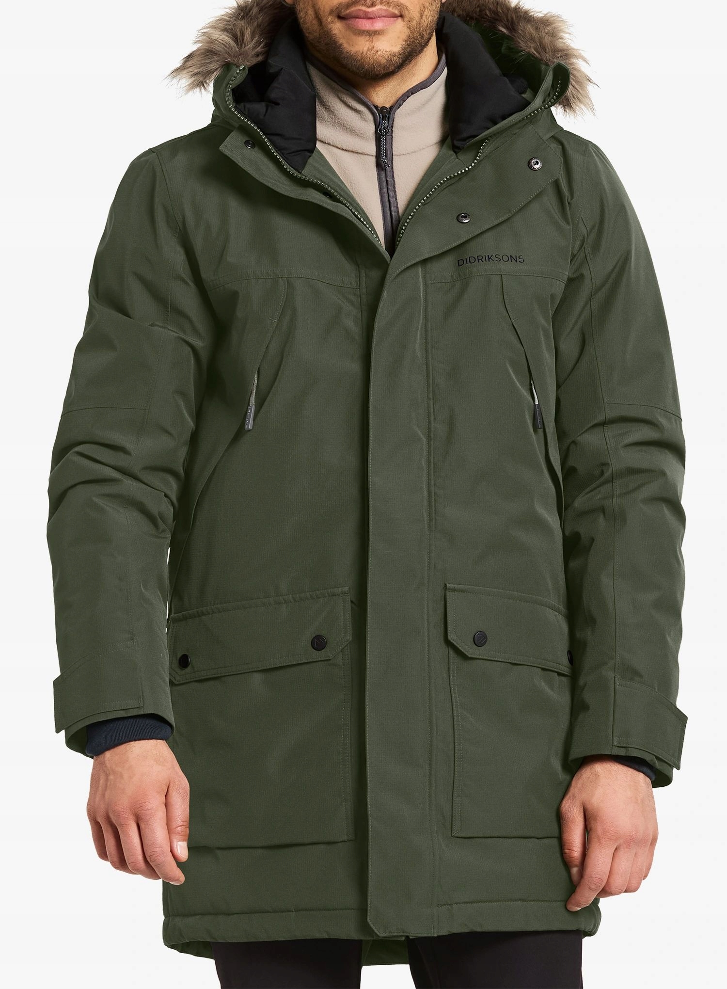 Kabát Didriksons Rick Parka 2 deep green S