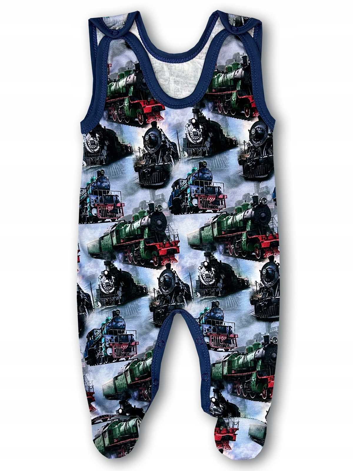 ŚPIOCHY śpioszki ROZPINANE 104 PIŻAMKA dziecięca PAJAC b/r w CIUCHCIE