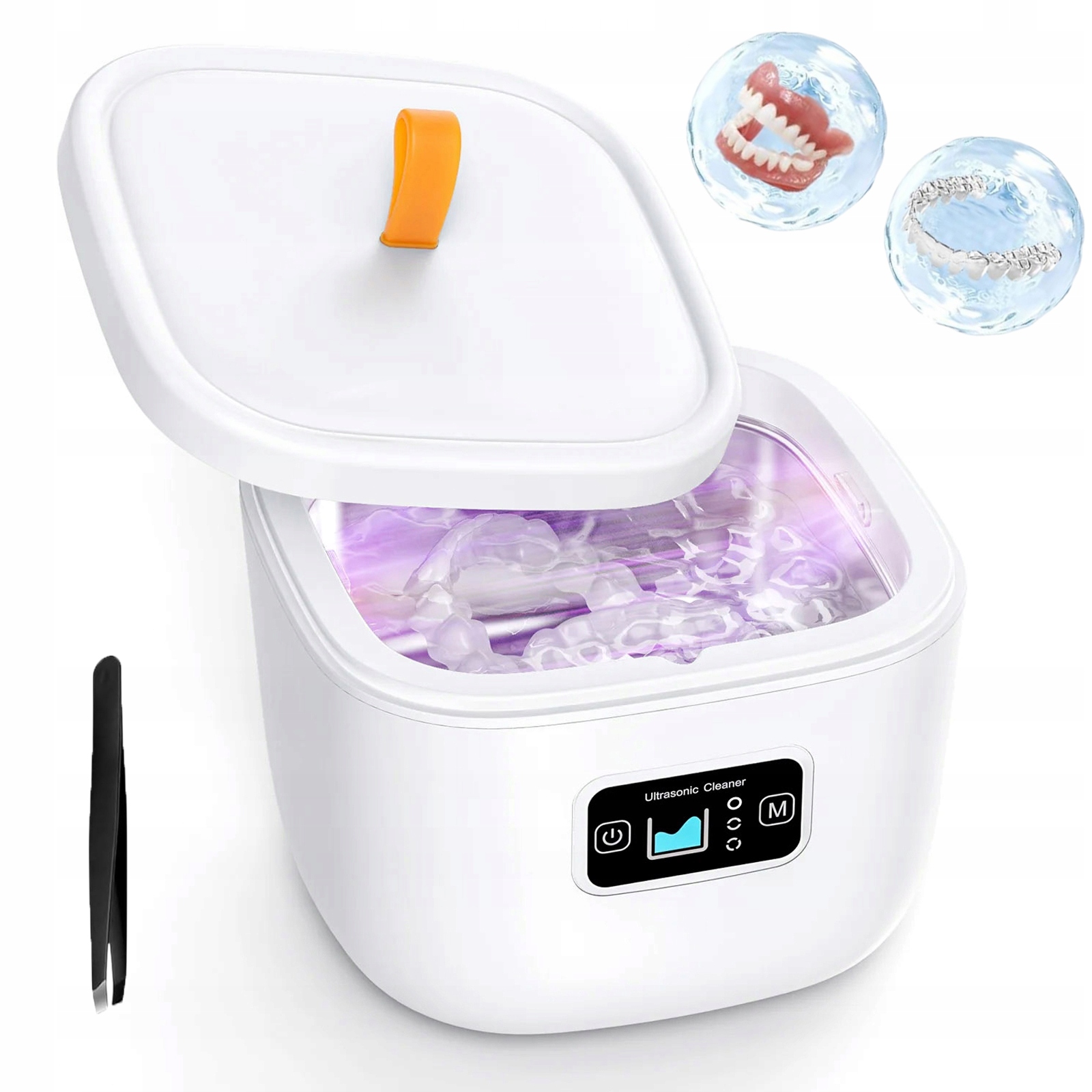 255ML Ultradźwiękowe Urządzenie Czyszczące Myjka Do Okularów Biżuteria