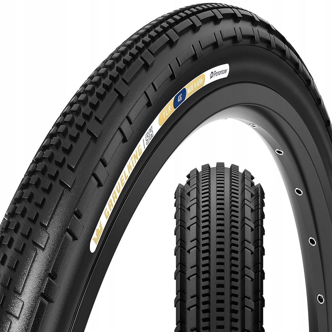 Opona zwijana Panaracer GravelKing Sk 700 x 40C czarna aramid