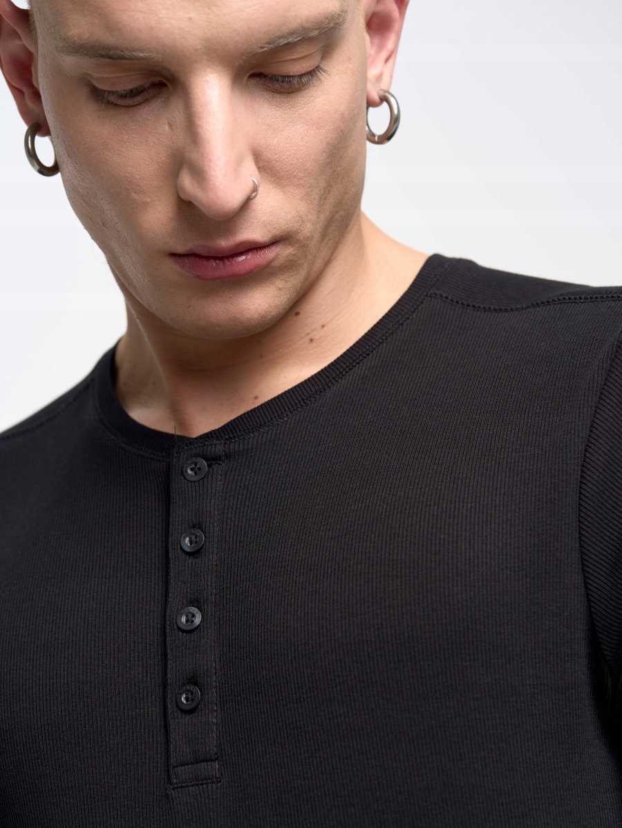 BIG STAR KOSZULKA MĘSKA BASICAG 906 L Dekolt okrągły