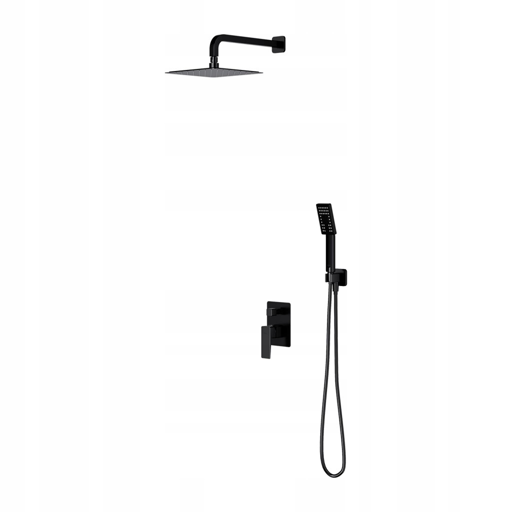 Podomietkový sprchový systém Parma čierny mat /blm/ (SYSPM10BL) /sm/