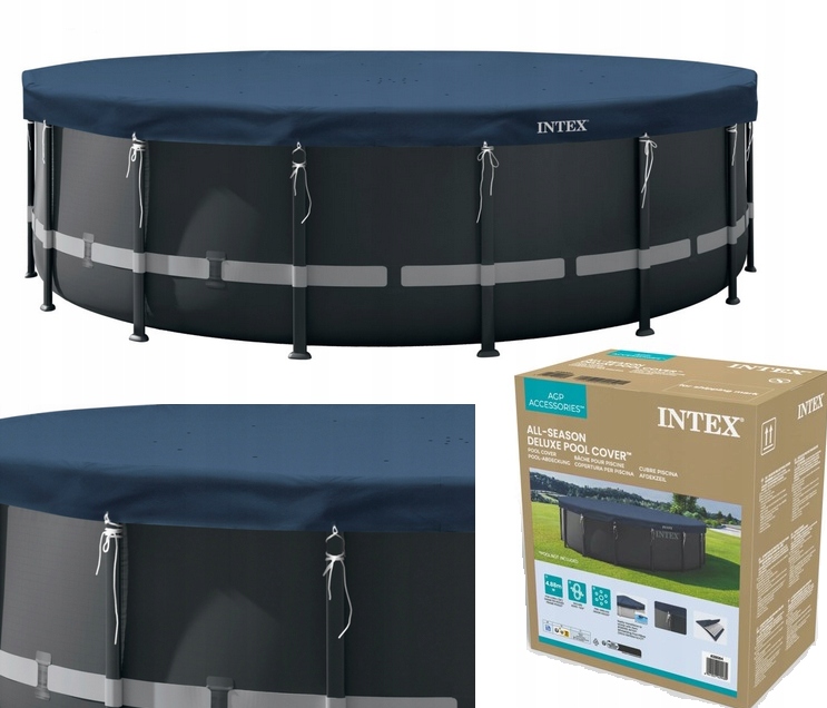 Intex 28084 Pokrywa basenowa zimowa całoroczna do basenu 488cm