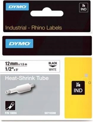 Trubka Dymo 18055 12 mm ø3.0 mm-5.1 mm bílá Originál