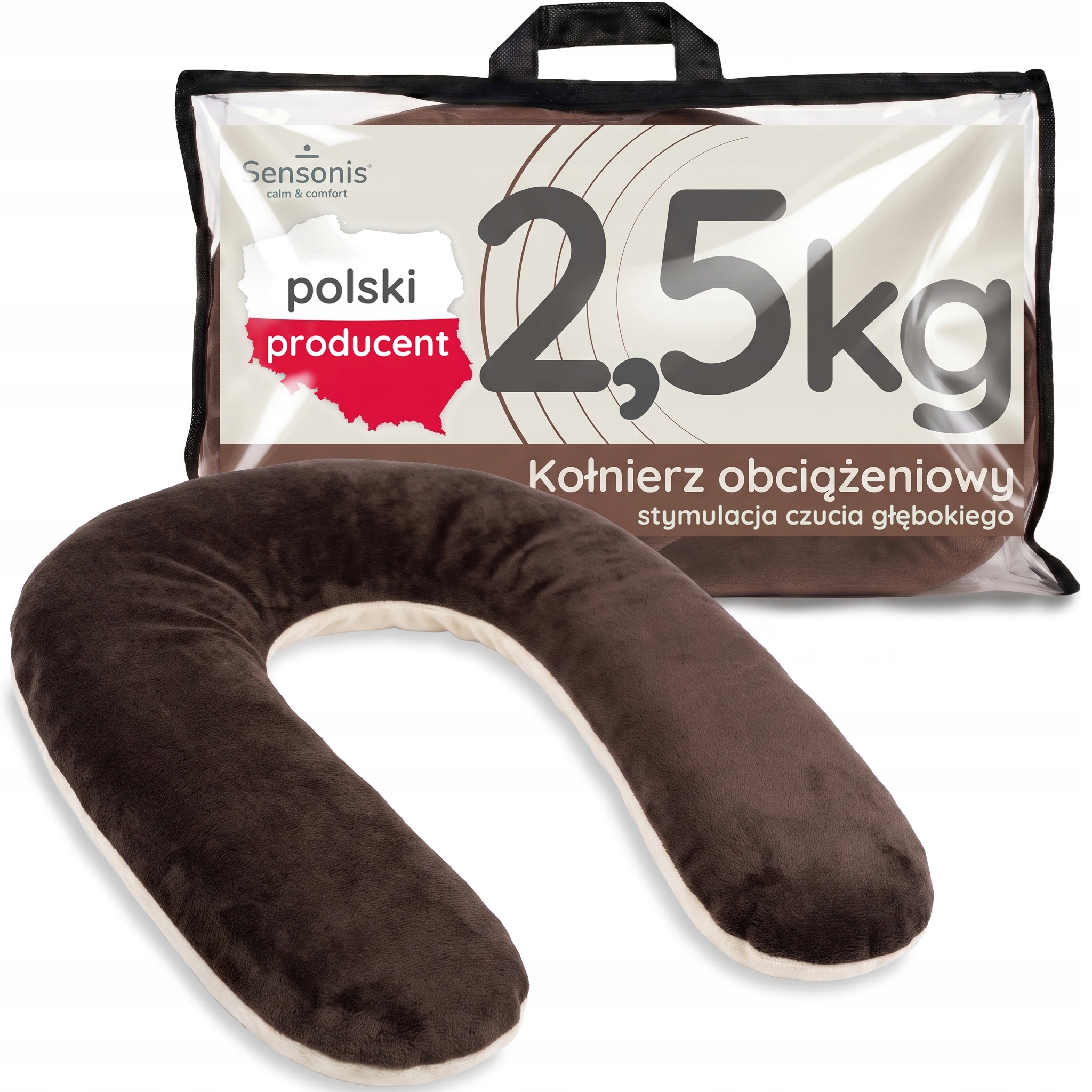 Kołnierz obciążeniowy 2,5kg reg dla dorosłych sensoryczny na ramiona Polski