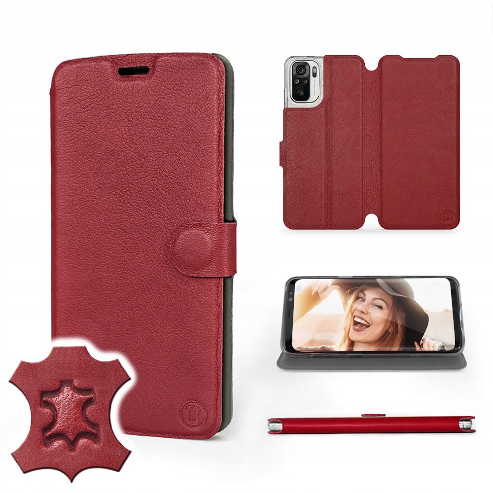 

Etui Mobiwear do Xiaomi Redmi Note 10S - Dark Red