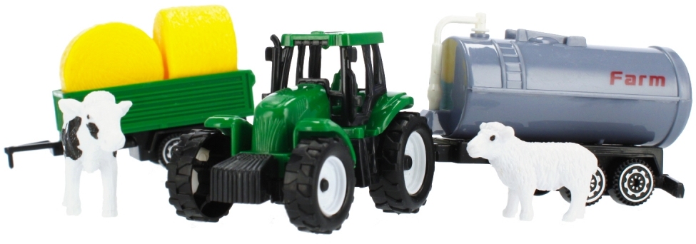 TRAKTOR FARMA RANCZO MASZYNY ROLNICZE PRZYCZEPA Bohater brak