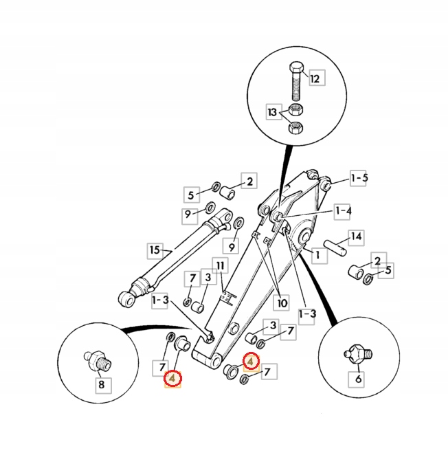 РУКАВ КОНЕЦ РУКИ JCB СЕРИИ JS JNV1579