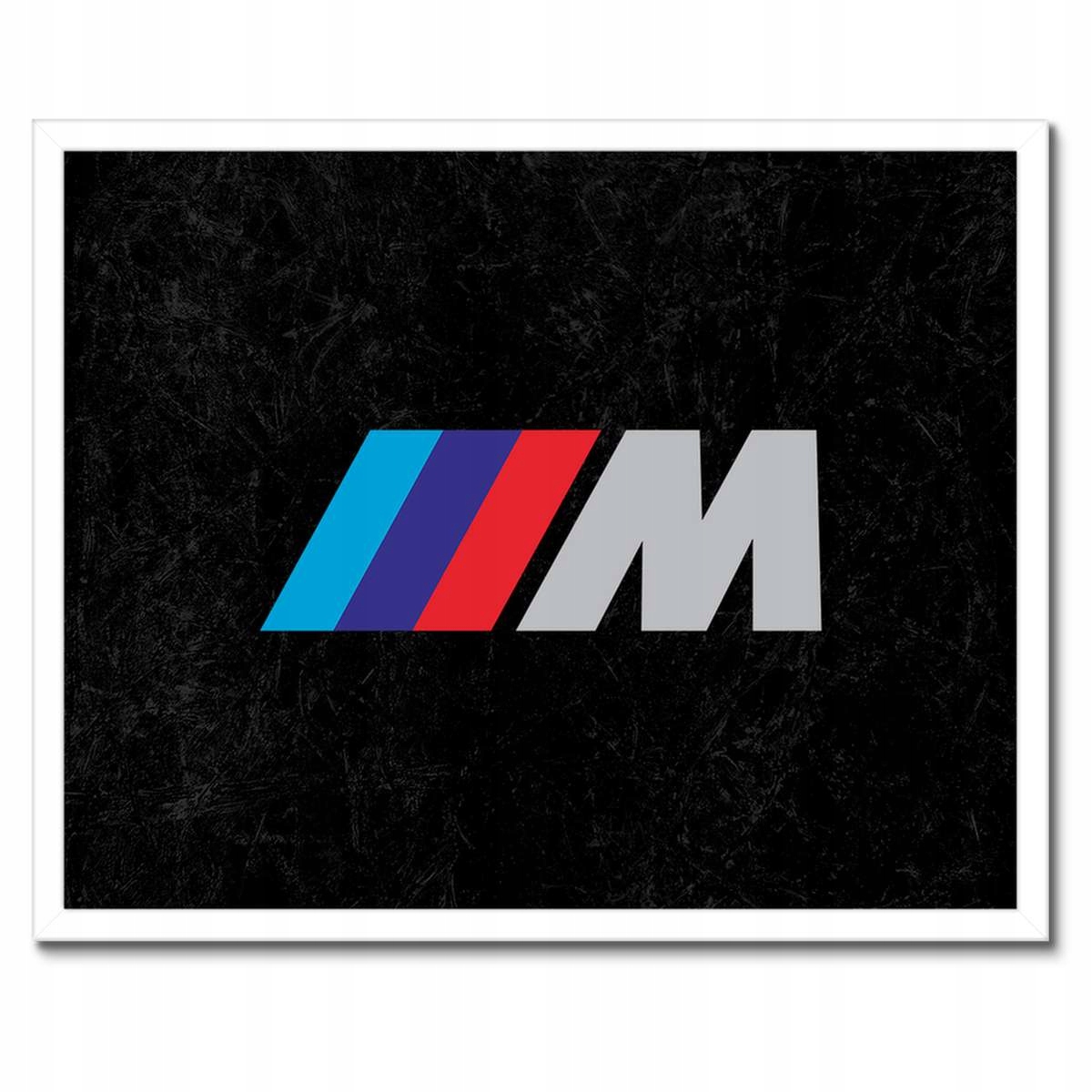Plakáty v rámu 50x40 M Power razítko Bmw Auto