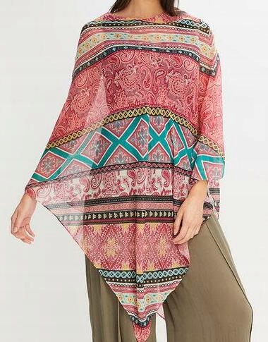 UNIWERSALNY LETNIE PONCZO DAMSKIE