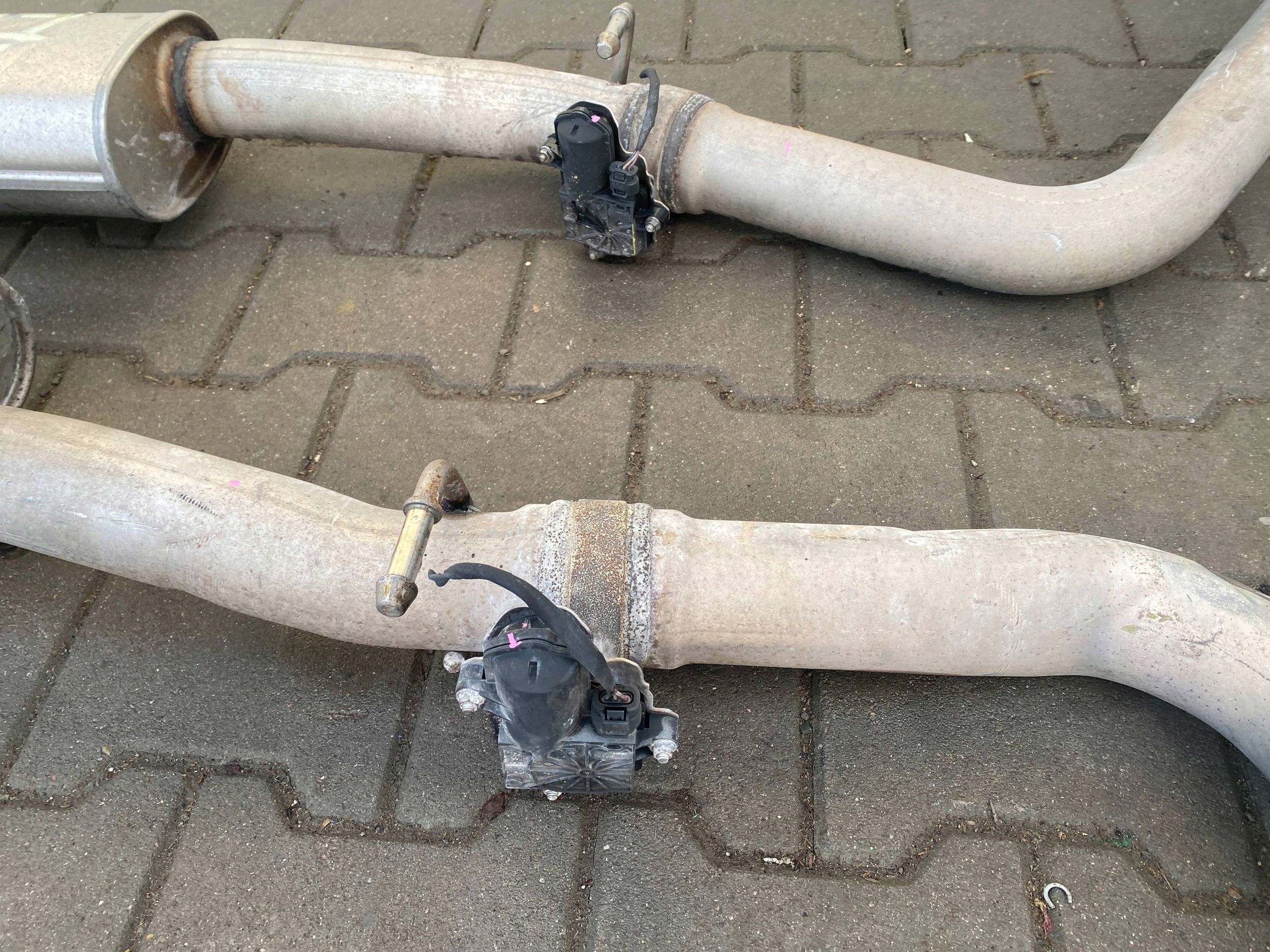 pipe exhaust complete exhaust pipe przepustnice 6.4 SRT Dodge Charger 2015+