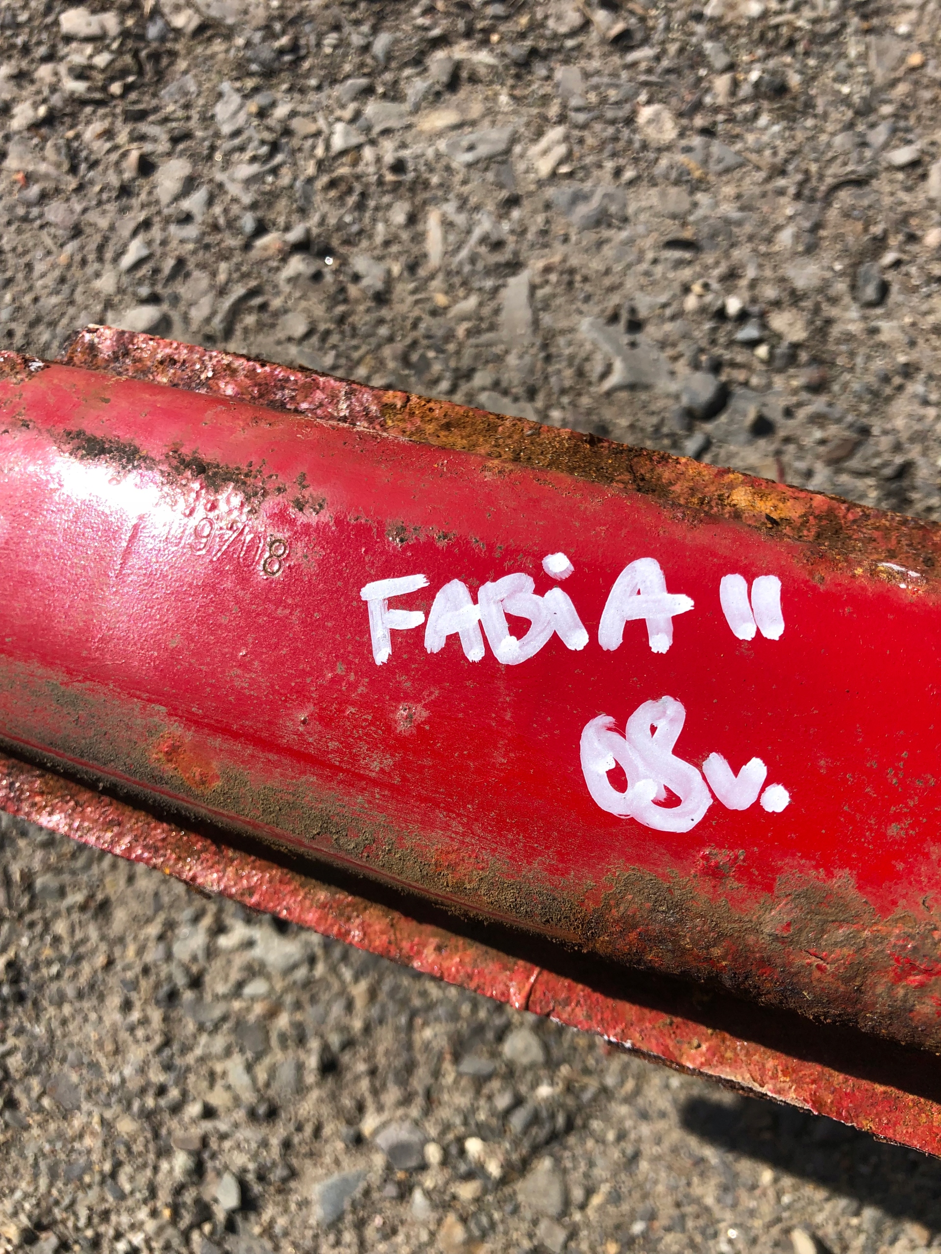 bumper support front SKODA FABIA II