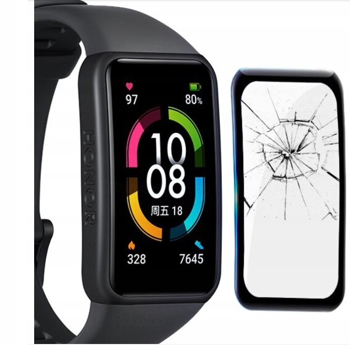 

Szkło Hybrydowe 3D do Huawei Band 6 Honor Band 6