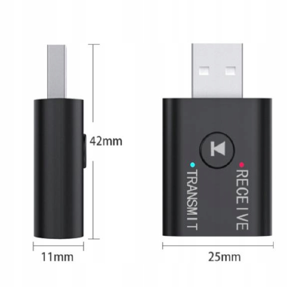 bluetooth_ 5.0 usb; transmiter do wieży, samochodu