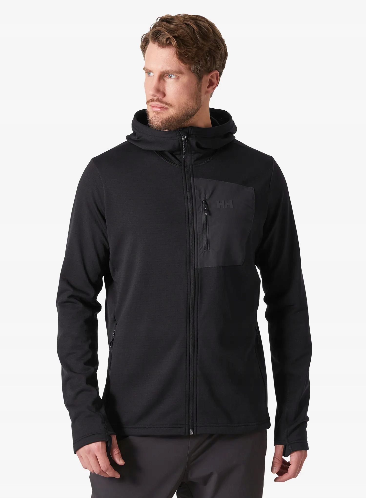 Mikina s kapucí Helly Hansen Versalite Hooded Fleece Jacket černá L