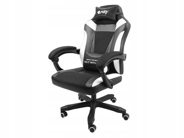 Natec Fury gaming chair Avenger M+ black white