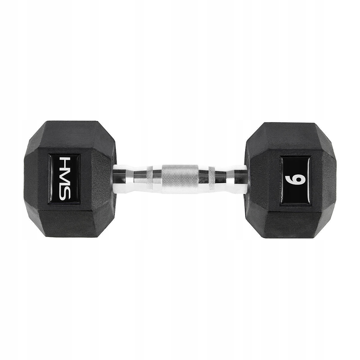 Hantla stalowa gumowana Hex Pro 6 kg - HMS