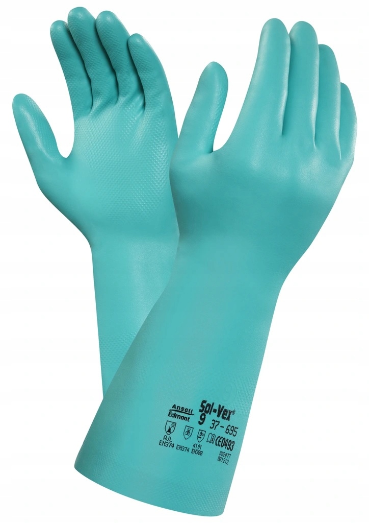 

Rękawice Chemiczne Ochrona Przed Kwasami R. 9/L