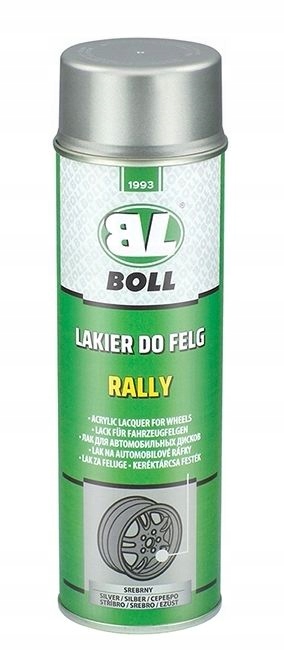 

Lakier do felg w sprayu srebrny Boll 0,5L