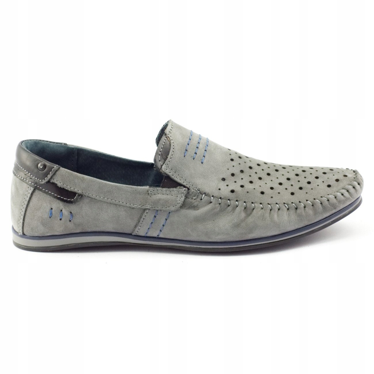 

Buty męskie mokasyny 876 lato szare r.40