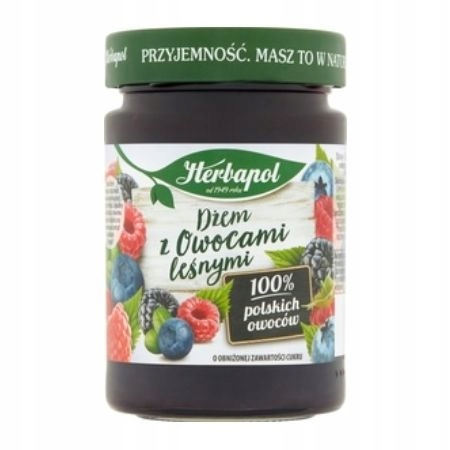 9X Herbapol Džem s lesními plody 280 g