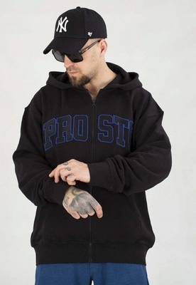 Mikina Prosto S kapucí Zip Axel černá