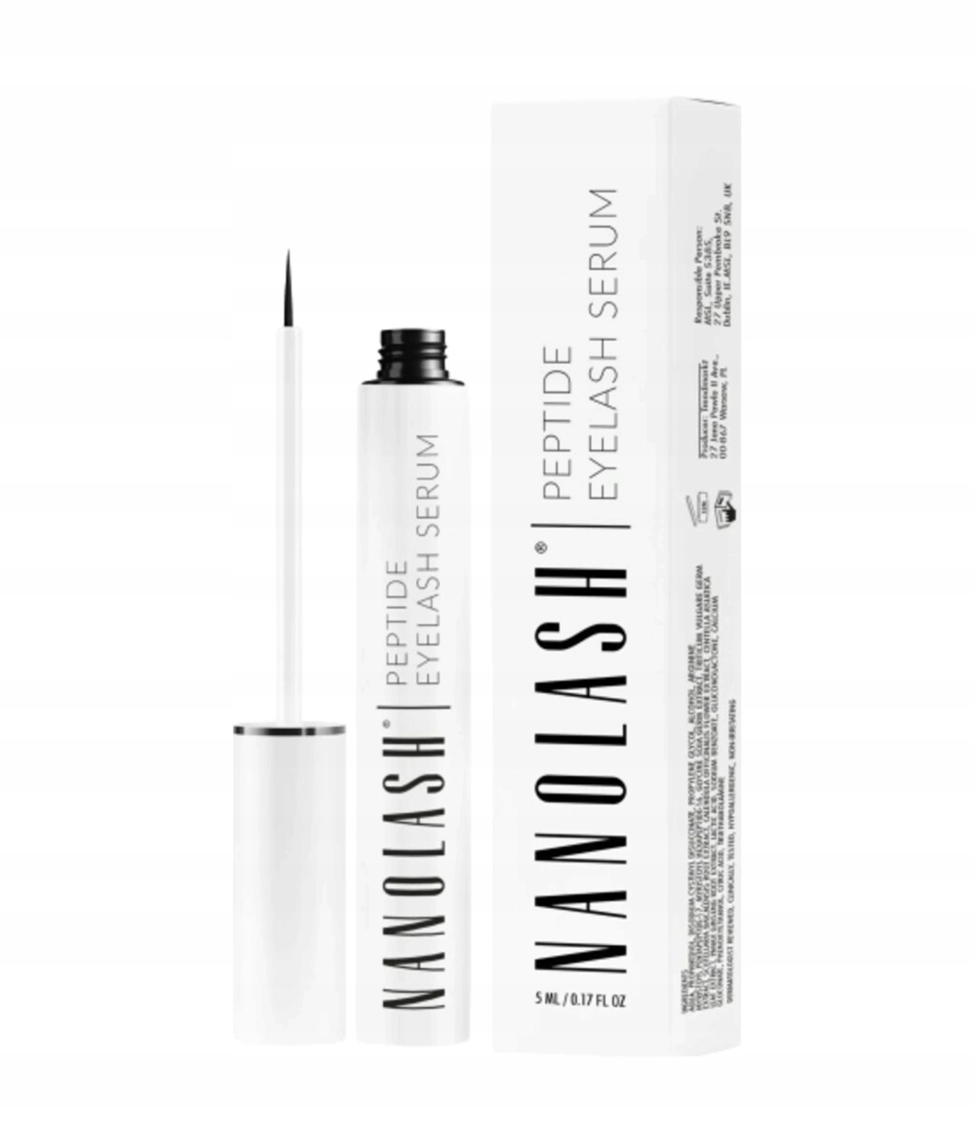 Nanolash Eyelash Serum Peptidový kondicionér stimulující růst řas 5 ml