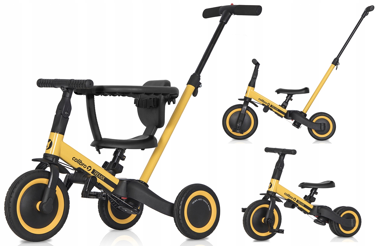 Rowerek dziecięcy Biegówka Colibro TremixUP 6w1 od 1 do 5 lat Banana