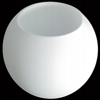 KLOSZ KULA 10 MAT. DO LAMP, SZKLANA, OTWARTA