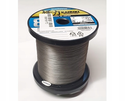Shimano Kairiki 8 0,315mm 33,50kg Steel Gray