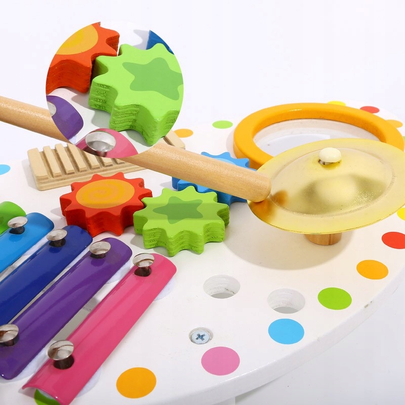 

Stolik Muzyczny 6 Instrumentów Bębenek Ksylofon